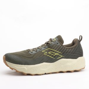 Lotto Moonrun 700 Trail Running Shoes – Dark Green & Yellow