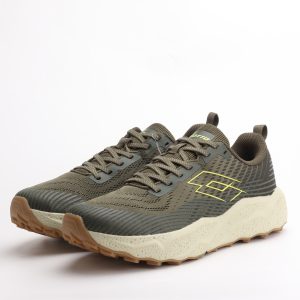 Lotto Moonrun 700 Trail Running Shoes – Dark Green & Yellow