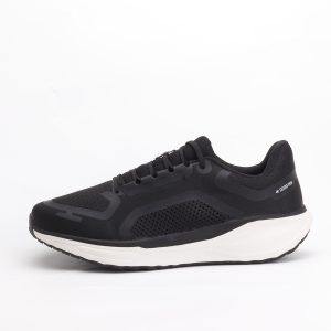 Good Ten Breathable Running Sneakers – Black/white sole