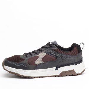 Asics Breathable Mesh Lace-up Sneakers in brown and graphite grey