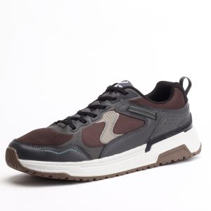 Asics Breathable Mesh Lace-up Sneakers in brown and graphite grey