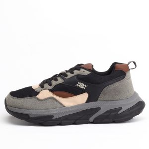New Man Men’s Chunky Multi-Tone Casual Sneakers