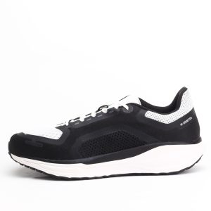 Good Ten Breathable Running Sneakers – Black/white sole
