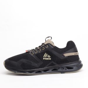RBX Lightweight Mesh Athletic Running and Training Sneakers – Black
