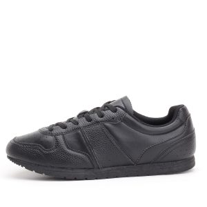 Bamers Classic Unisex Low-Top Casual Sneakers – Matte Black