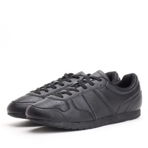 Bamers Classic Unisex Low-Top Casual Sneakers – Matte Black