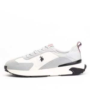 U.S. Polo Assn American Sport Pro Retro Sneakers in Gray/White