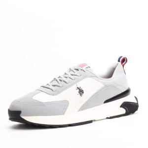 U.S. Polo Assn American Sport Pro Retro Sneakers in Gray/White