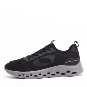 Cross Trekkers Motus Sport Running Sneakers– (Black / Charcoal Grey)