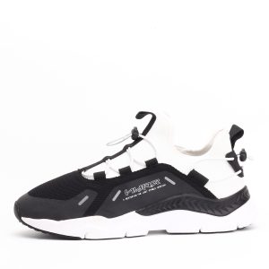 Cropp Reflective Techwear Sneakers – Black & White Contrast