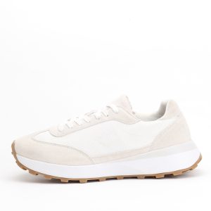 Serge Blanco Men’s Retro Mesh Chunky Sneakers – Beige