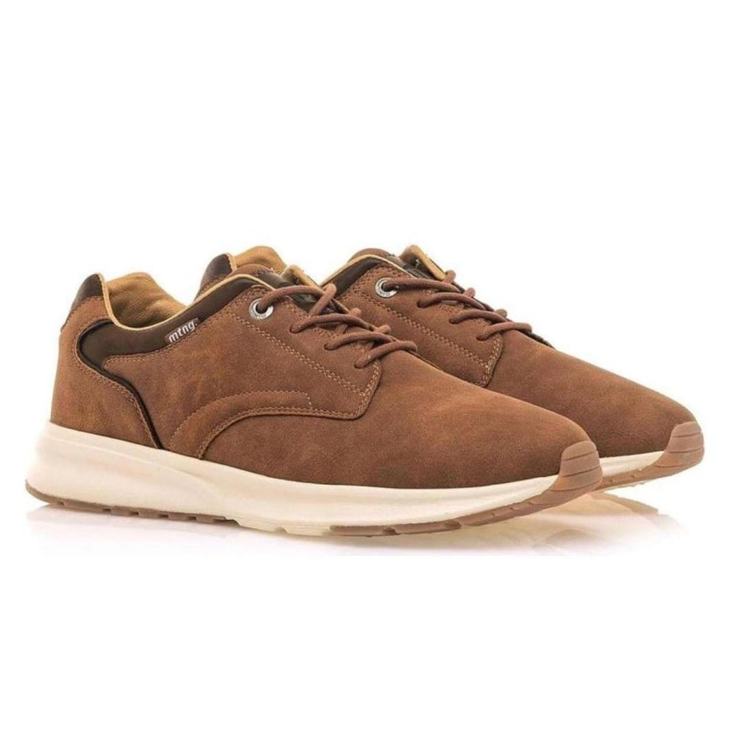 MTNG Mustang Cuero Marron Lace up Sneakers (1)